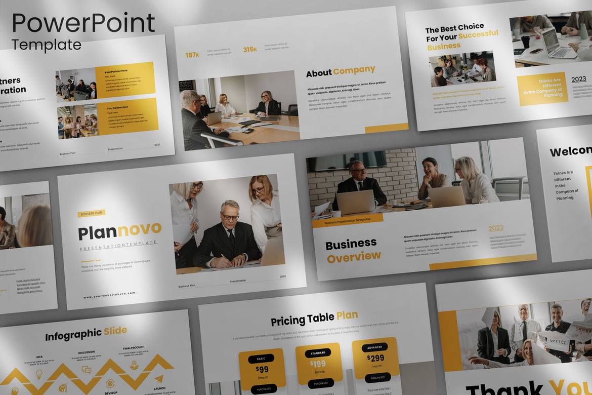 Plannovo - Template PowerPoint Serbaguna untuk Bisnis Anda