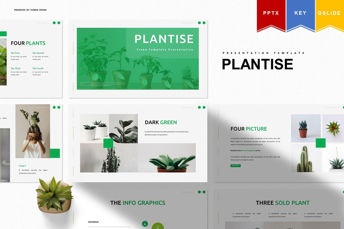 Template Presentasi Plantise | PowerPoint, Keynote, Google Slides