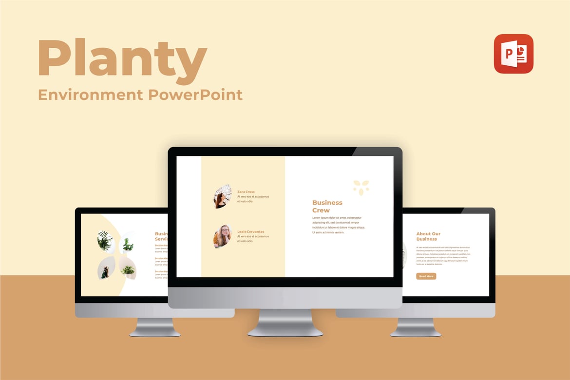 Template Presentasi Lingkungan - Planty PowerPoint