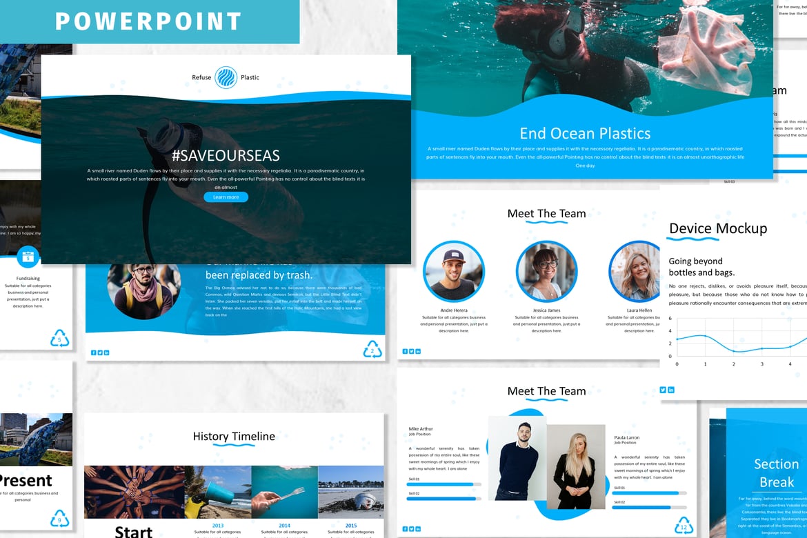 Template Powerpoint Plastik - Solusi Presentasi Menarik