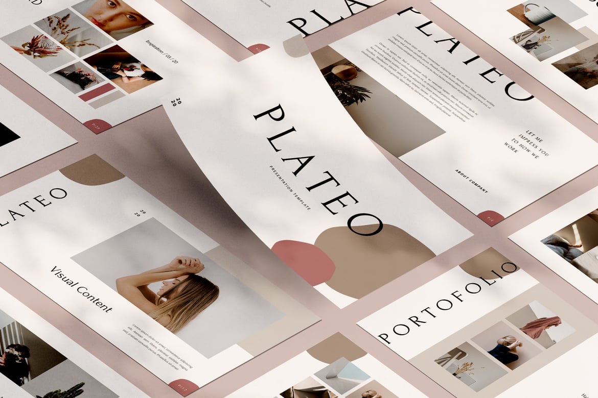 Template Powerpoint Plateo: Presentasi Minimalis yang Menarik