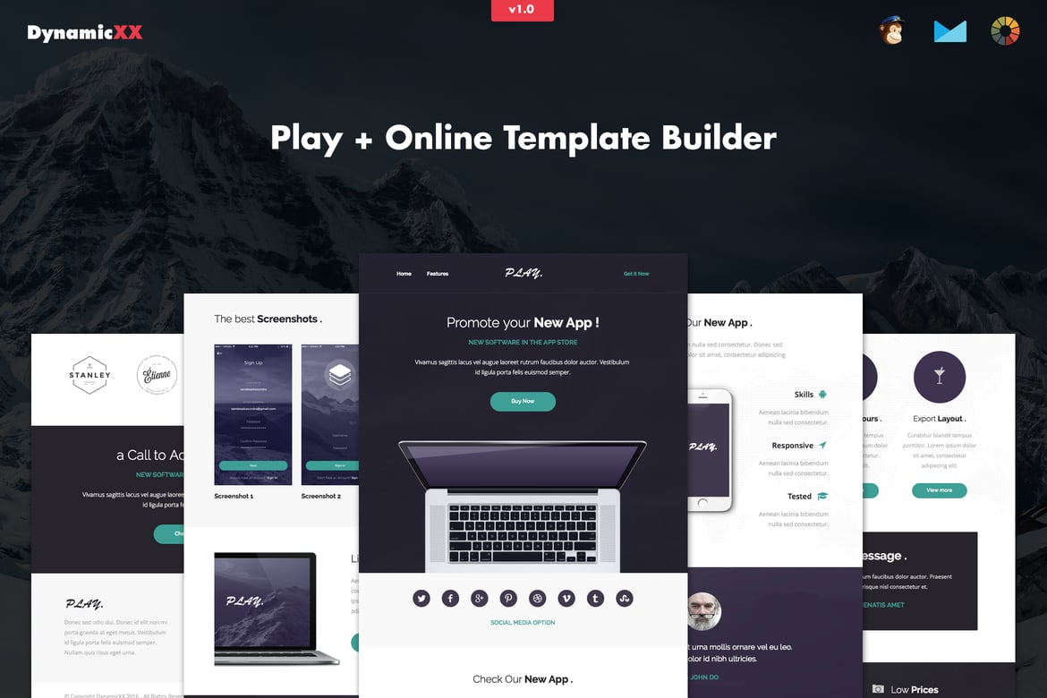 Template Email Aplikasi Responsif - Play