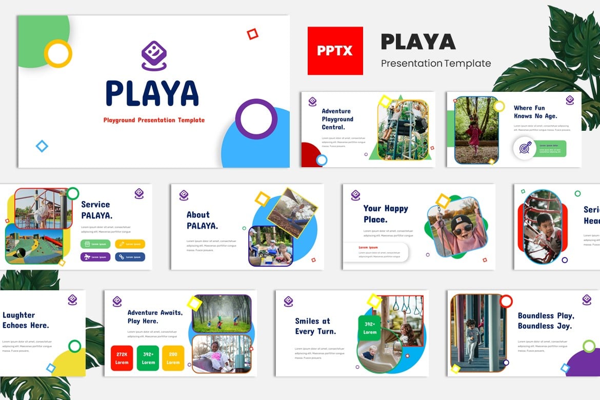 Template Powerpoint Playa - Kreatif untuk Sekolah dan Playground