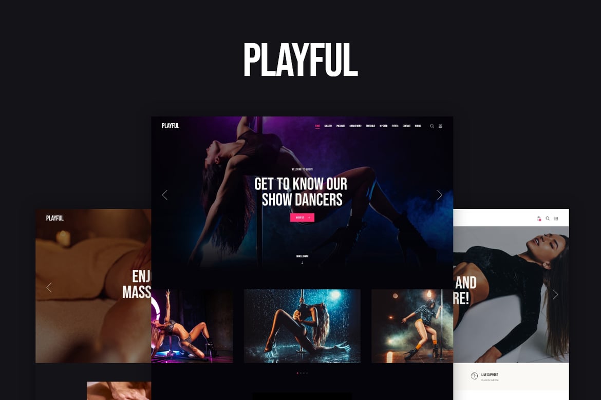 Tema WordPress Playful untuk Klub dan Majalah Malam