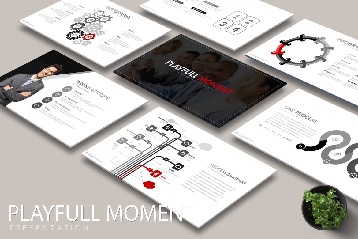 Template PowerPoint PLAYFULL MOMENT yang Kreatif dan Menarik