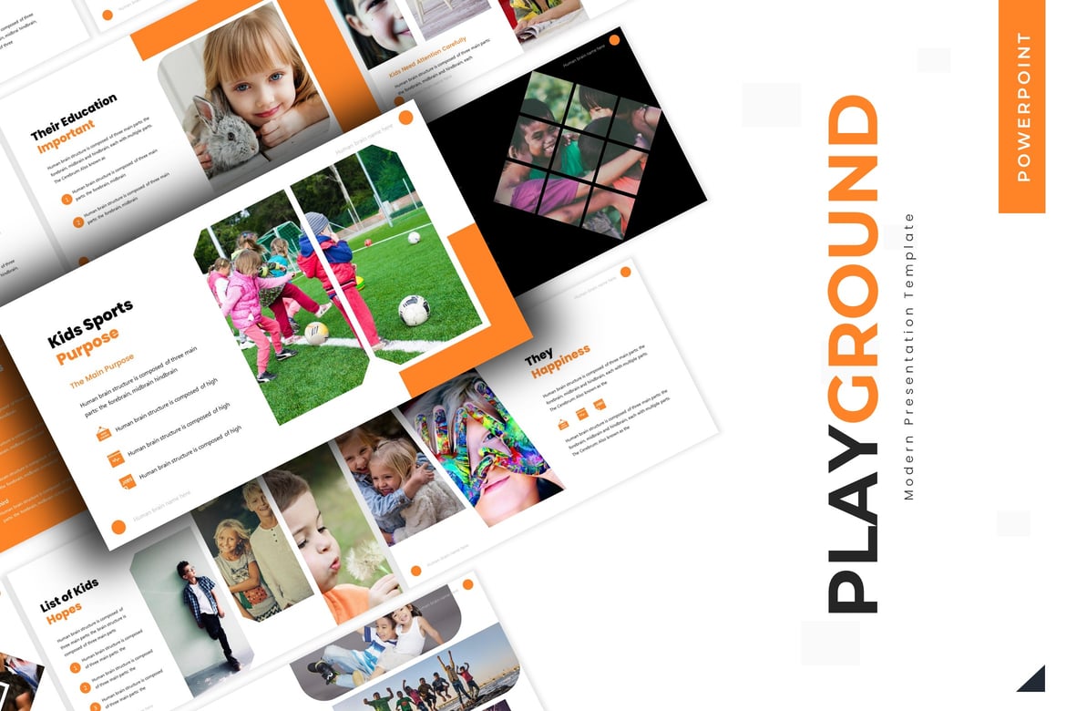 Template Powerpoint Playground - Solusi Presentasi Kreatif Anda