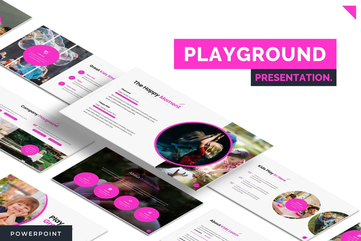 Template Powerpoint Playground - Solusi Presentasi Menarik Anda