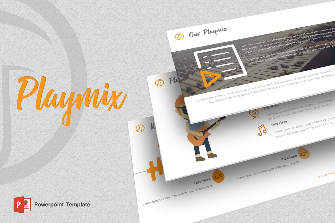 Template Powerpoint Playmix - Solusi Kreatif untuk Presentasi Anda