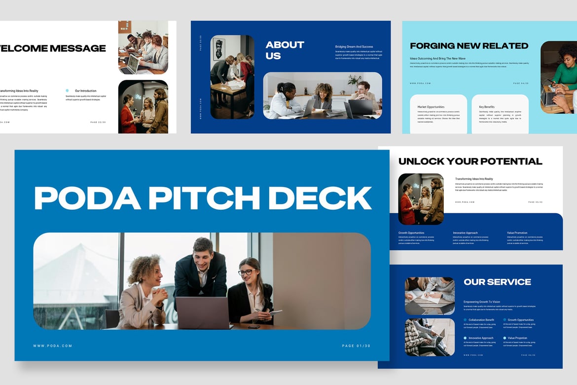 Poda: Template Presentasi Pitch Deck yang Menarik dan Profesional