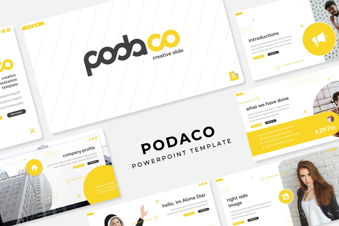 Podaco - Template PowerPoint Menarik dan Profesional