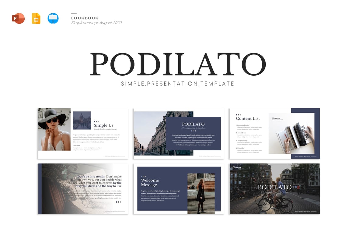 Podilato - Template Presentasi PowerPoint yang Menarik