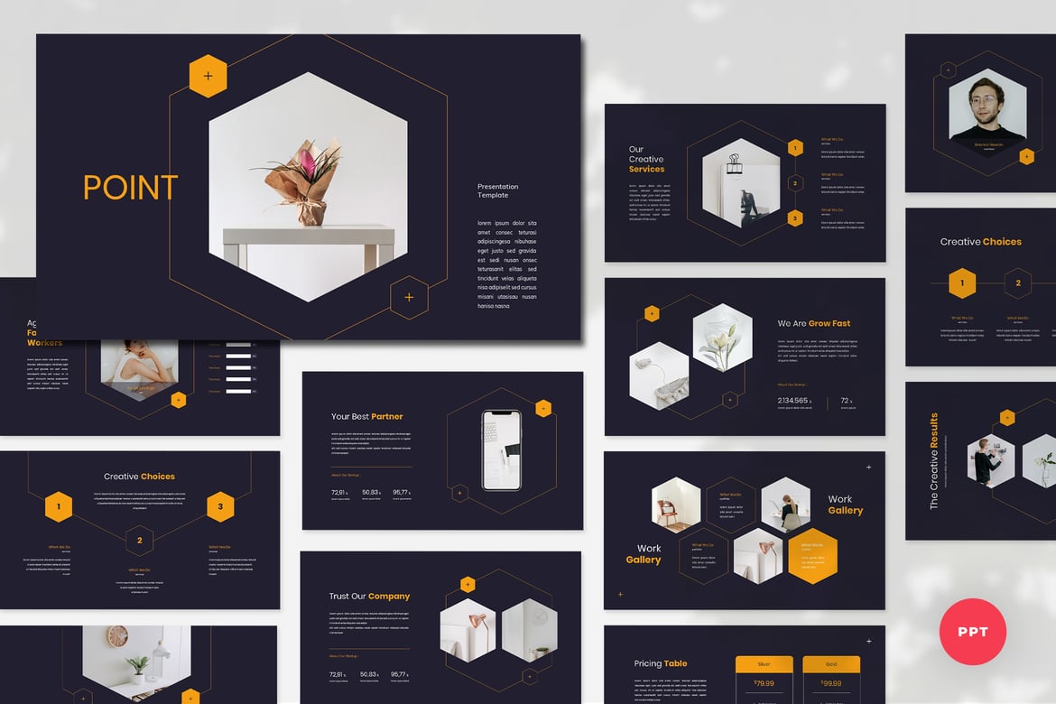 Point - Template PowerPoint Kreatif untuk Presentasi Menarik