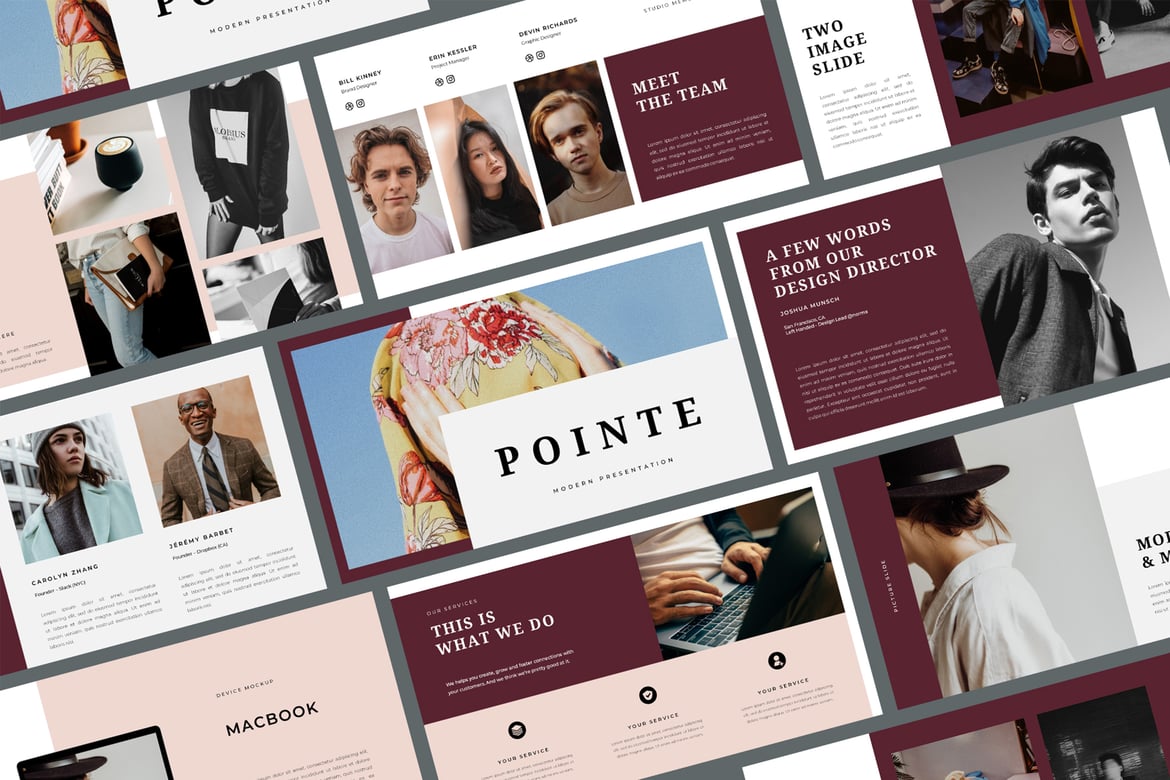 Template PowerPoint Profesional - Pointe untuk Presentasi Bisnis yang Menarik