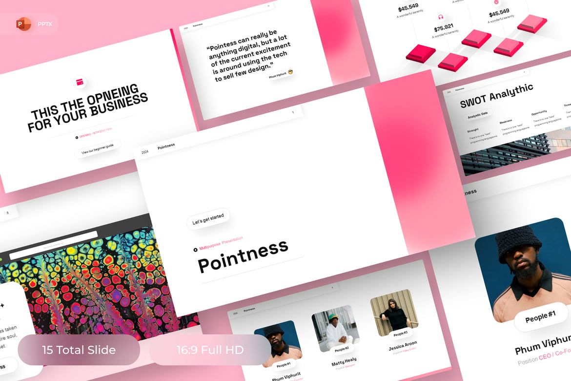Pointness - Template PowerPoint Serbaguna untuk Presentasi Profesional