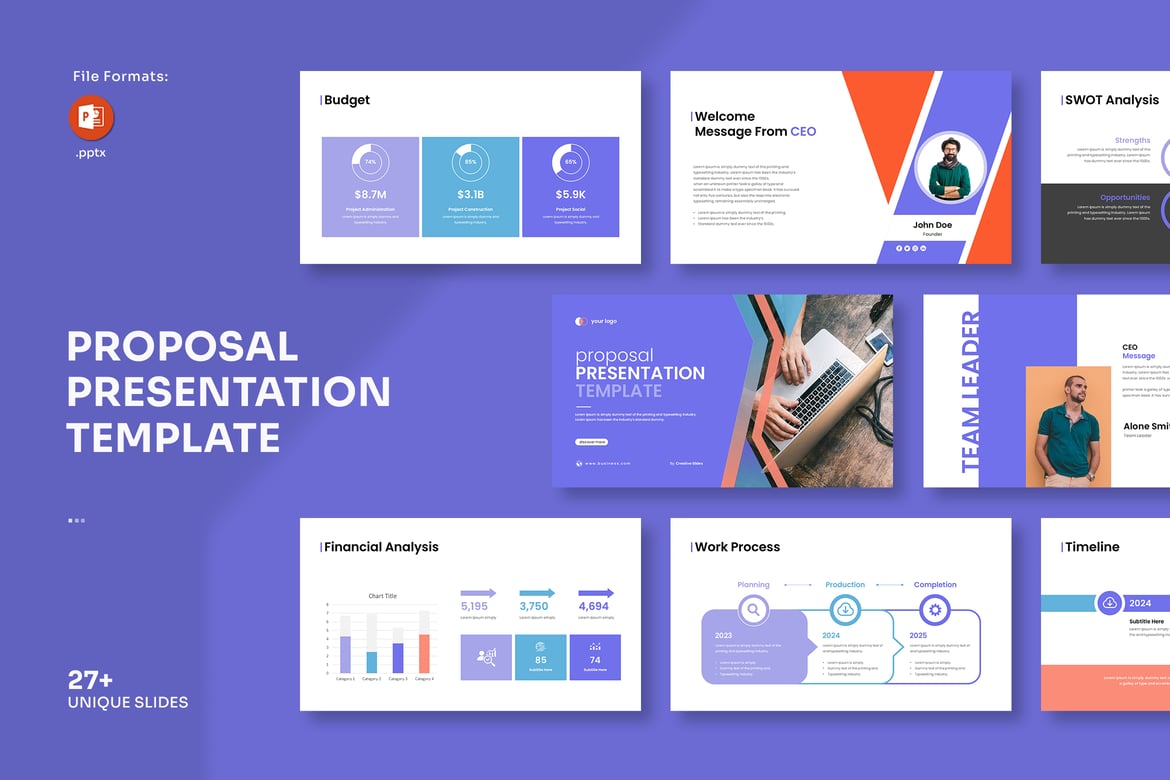 Template Presentasi Proposal Proyek yang Profesional dan Menarik