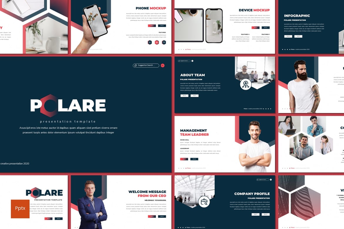 Template Presentasi Polare - Desain Minimalis dan Kreatif untuk Semua Kebutuhan