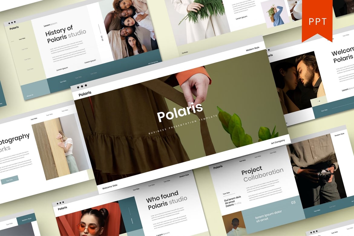 Polaris - Template Presentasi PowerPoint Profesional