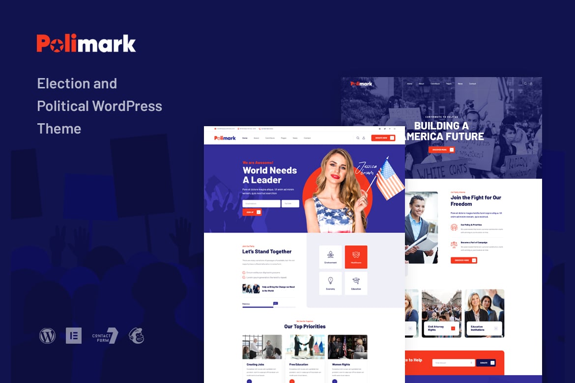 Polimark - Tema WordPress Terbaik untuk Kampanye Politik dan Organisasi