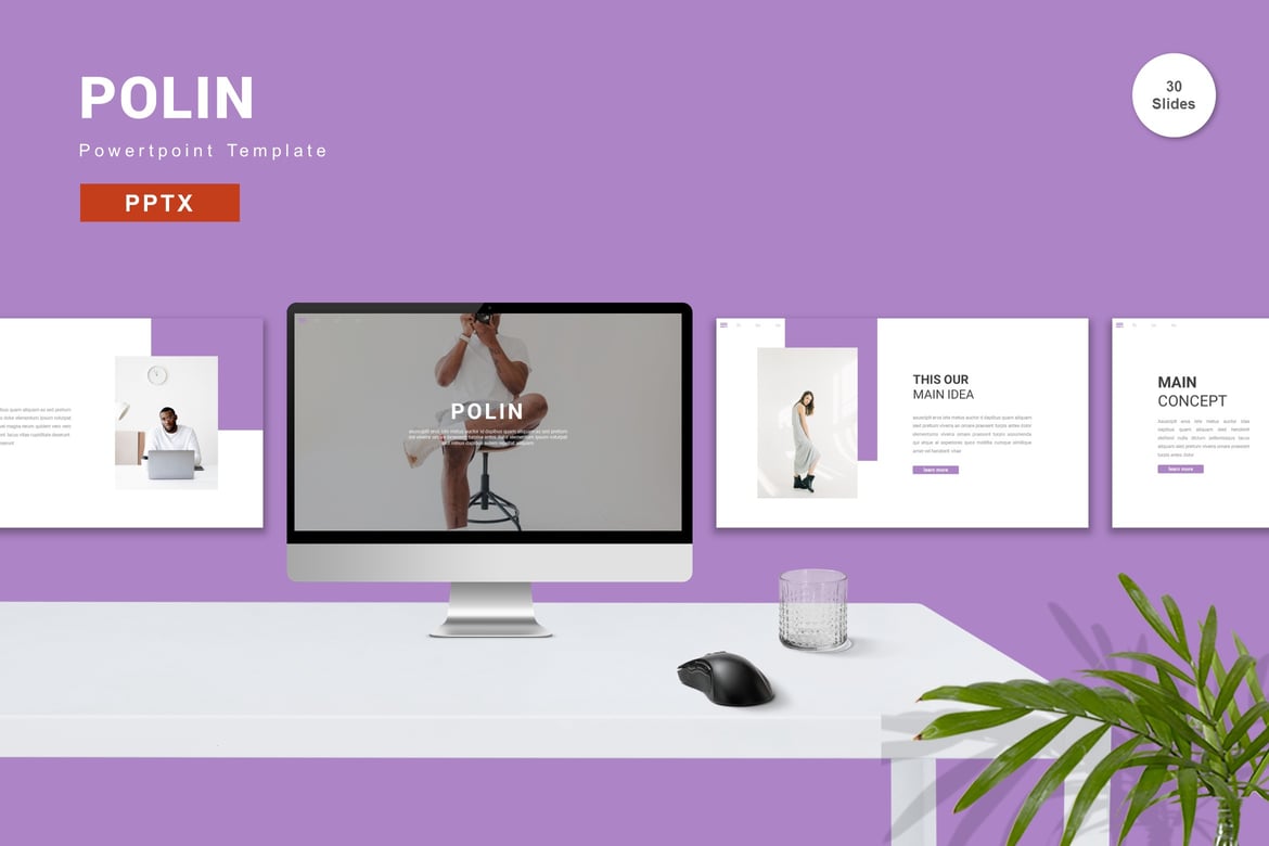 Template PowerPoint Polin - Solusi Presentasi Profesional