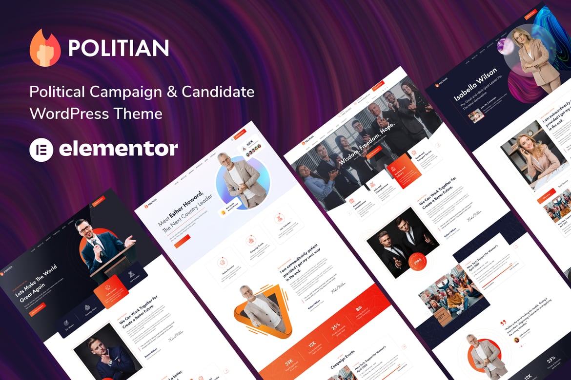 Politian - Tema WordPress untuk Kampanye Politik yang Efektif