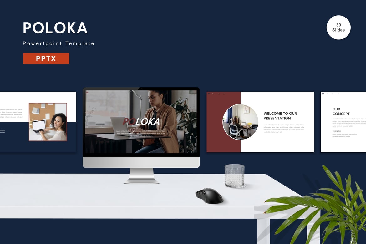 Poloka - Template PowerPoint Profesional untuk Segala Kebutuhan
