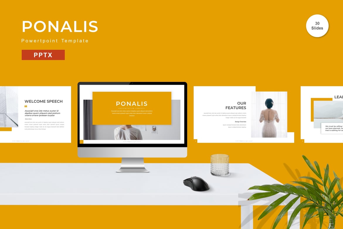 Ponalis - Template Powerpoint Profesional untuk Semua Kebutuhan
