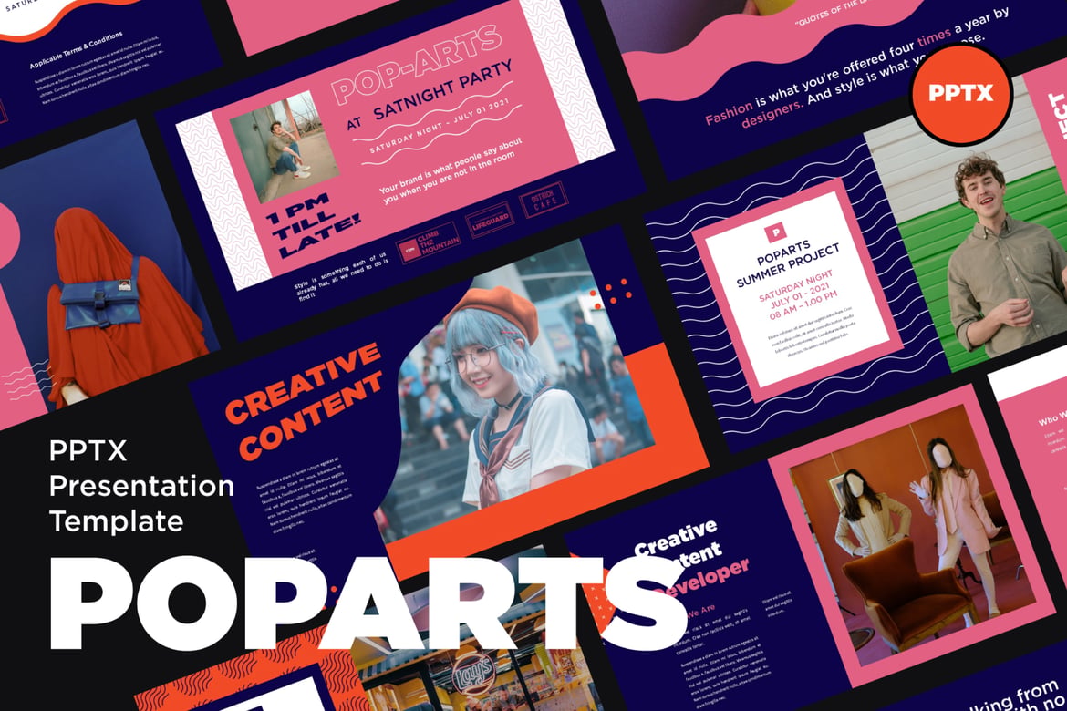 Template Powerpoint Poparts yang Menarik dan Profesional