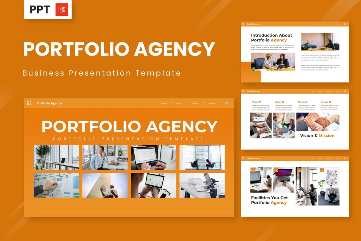 Template Presentasi Portofolio - PowerPoint yang Menarik dan Profesional