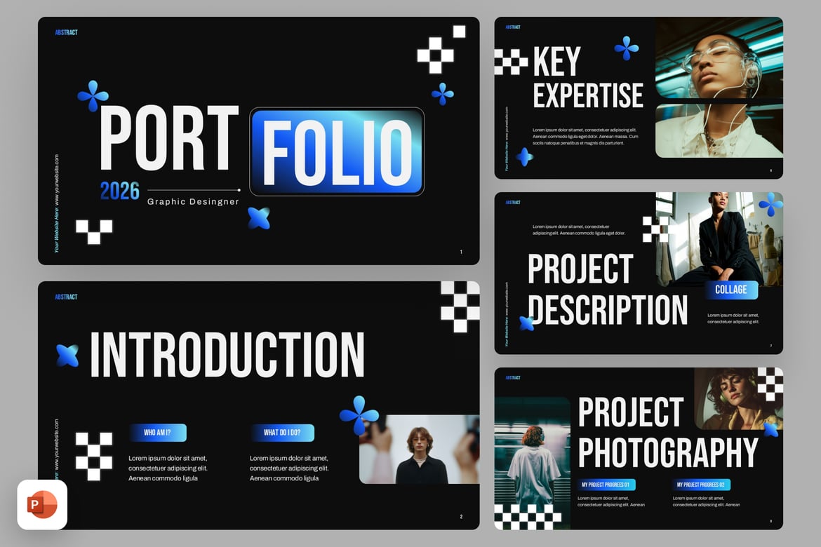Template Presentasi Portofolio yang Memukau dan Modern