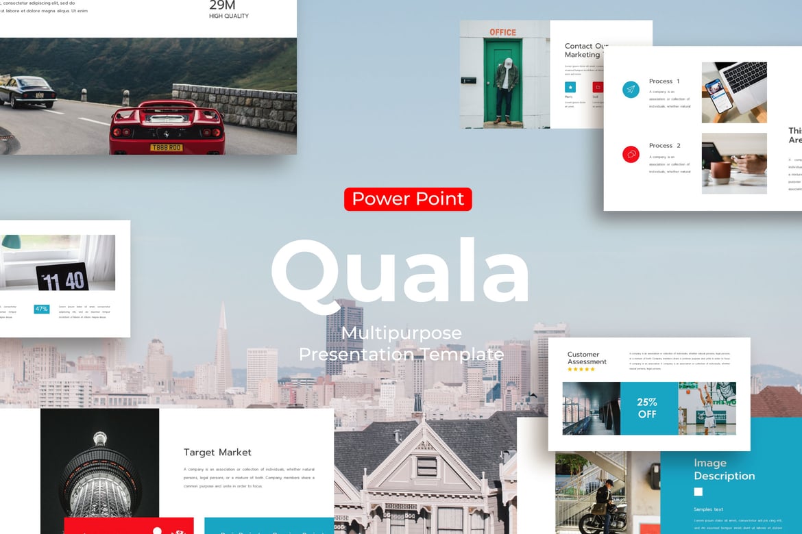 Template PowerPoint Multiguna untuk Presentasi Profesional