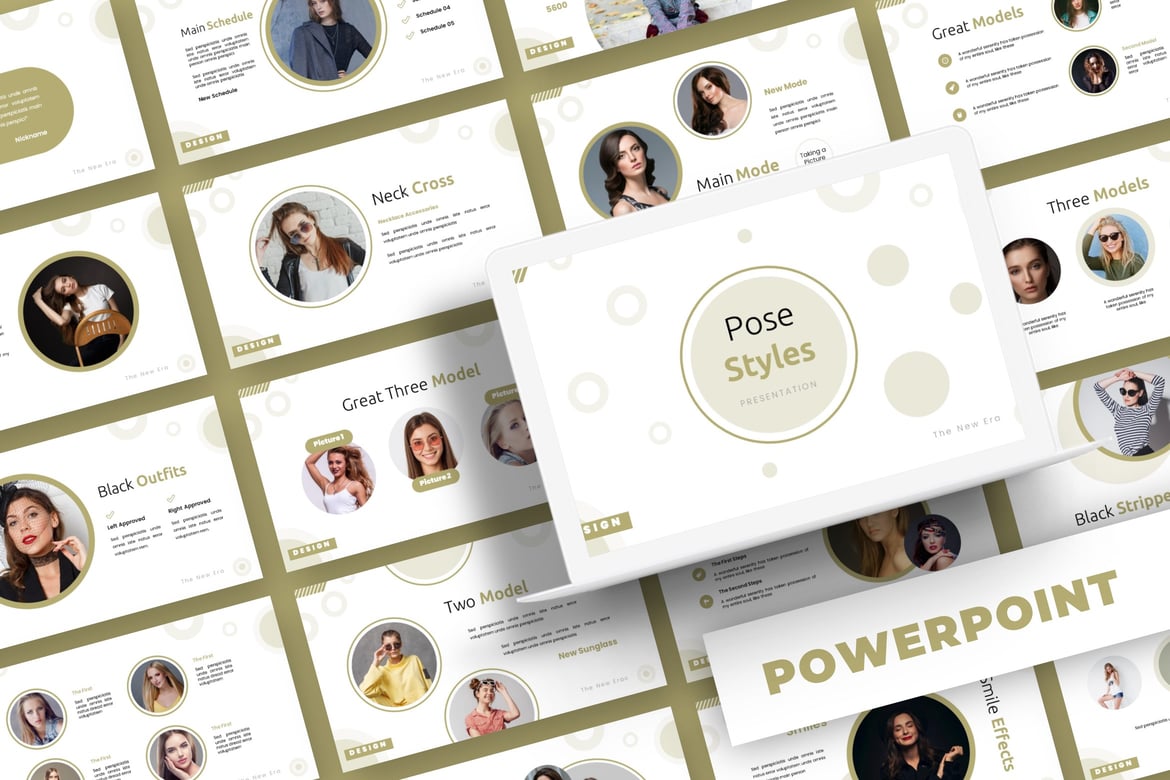 Template Powerpoint Pose Styles: Solusi Presentasi Menarik