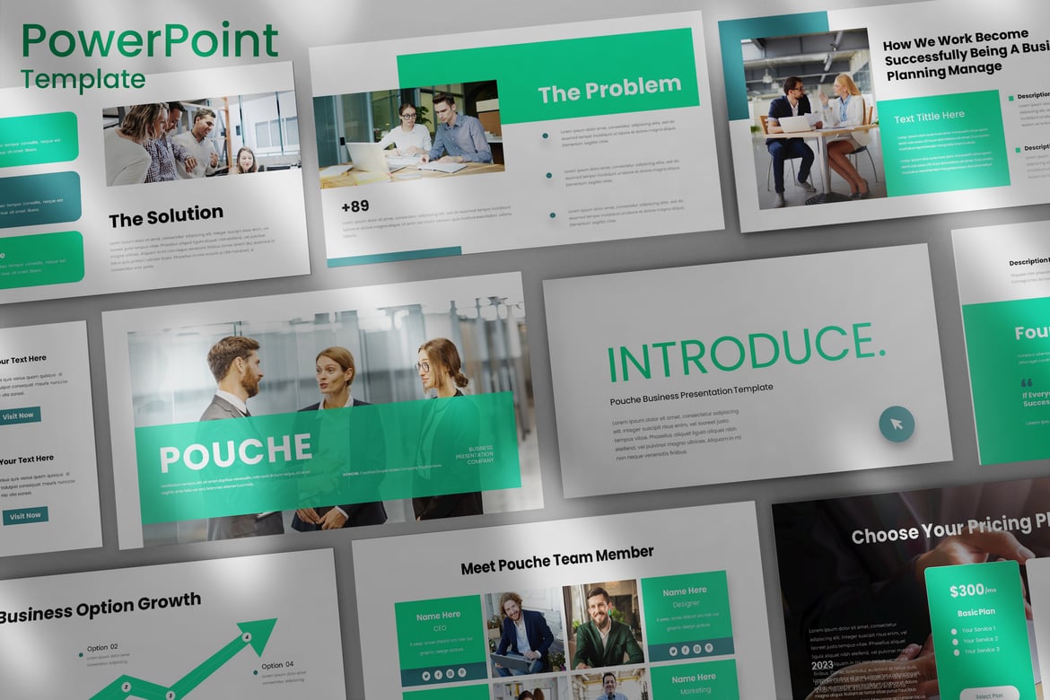 Pouche - Template PowerPoint Serbaguna untuk Semua Kebutuhan Bisnis Anda