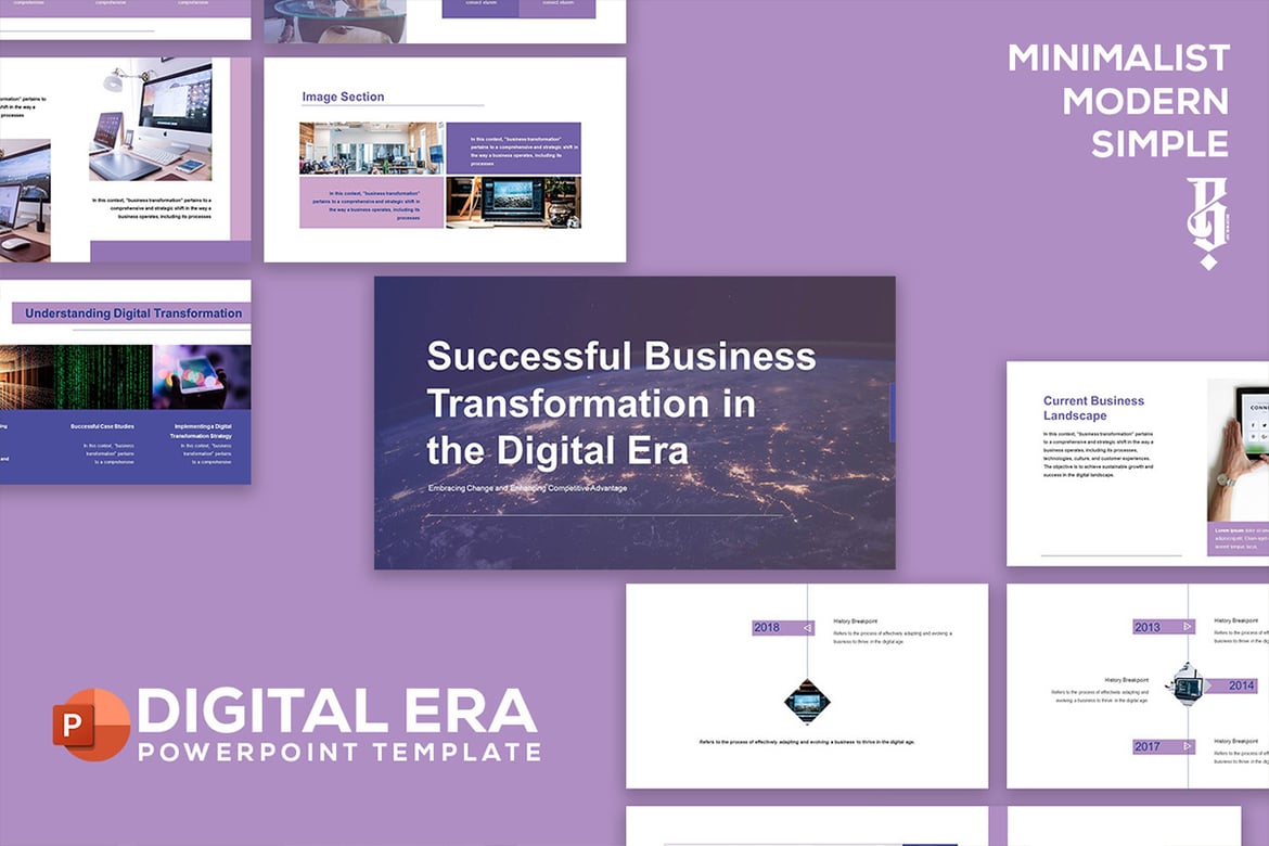 Template Powerpoint Modern untuk Era Digital