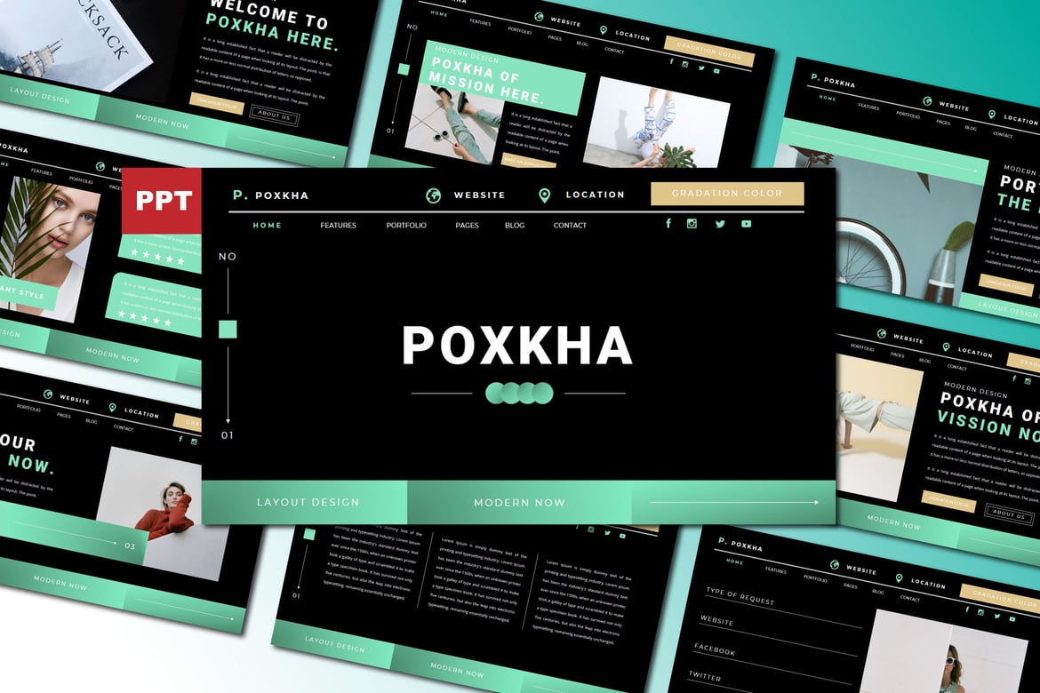 Template PowerPoint Poxka: Presentasi Menarik dan Profesional