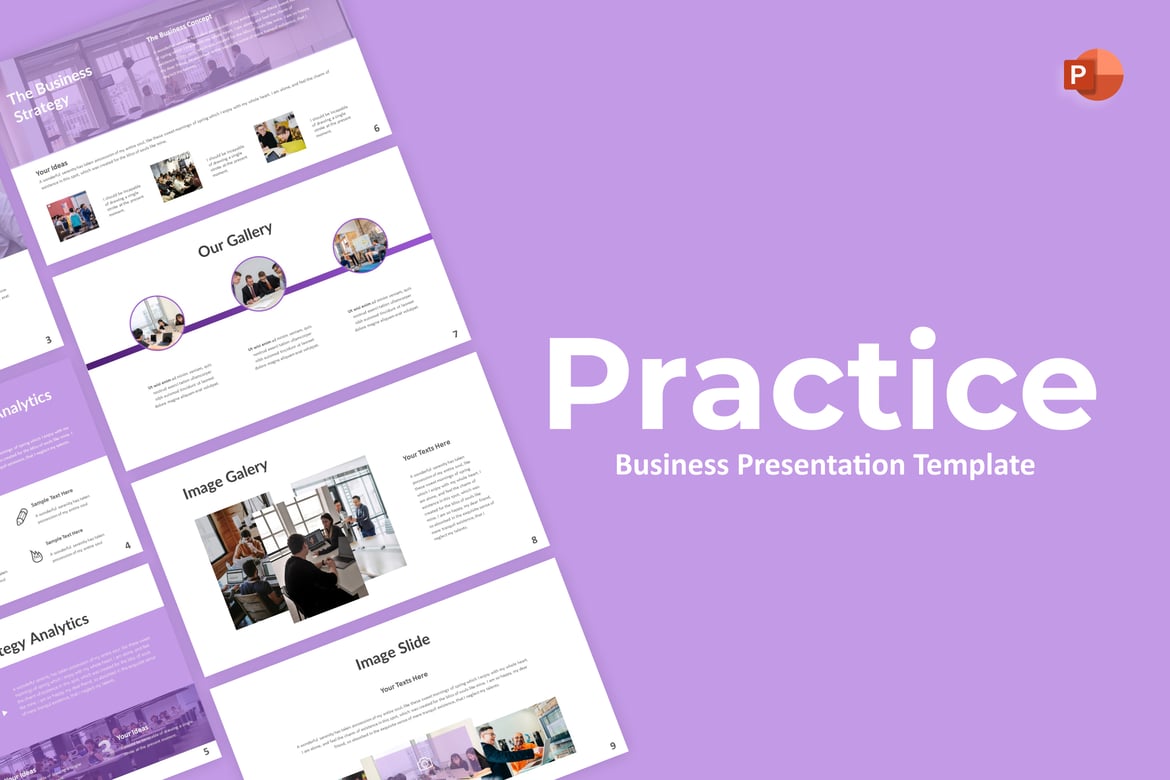 Template PowerPoint Bisnis Praktis untuk Presentasi Menarik