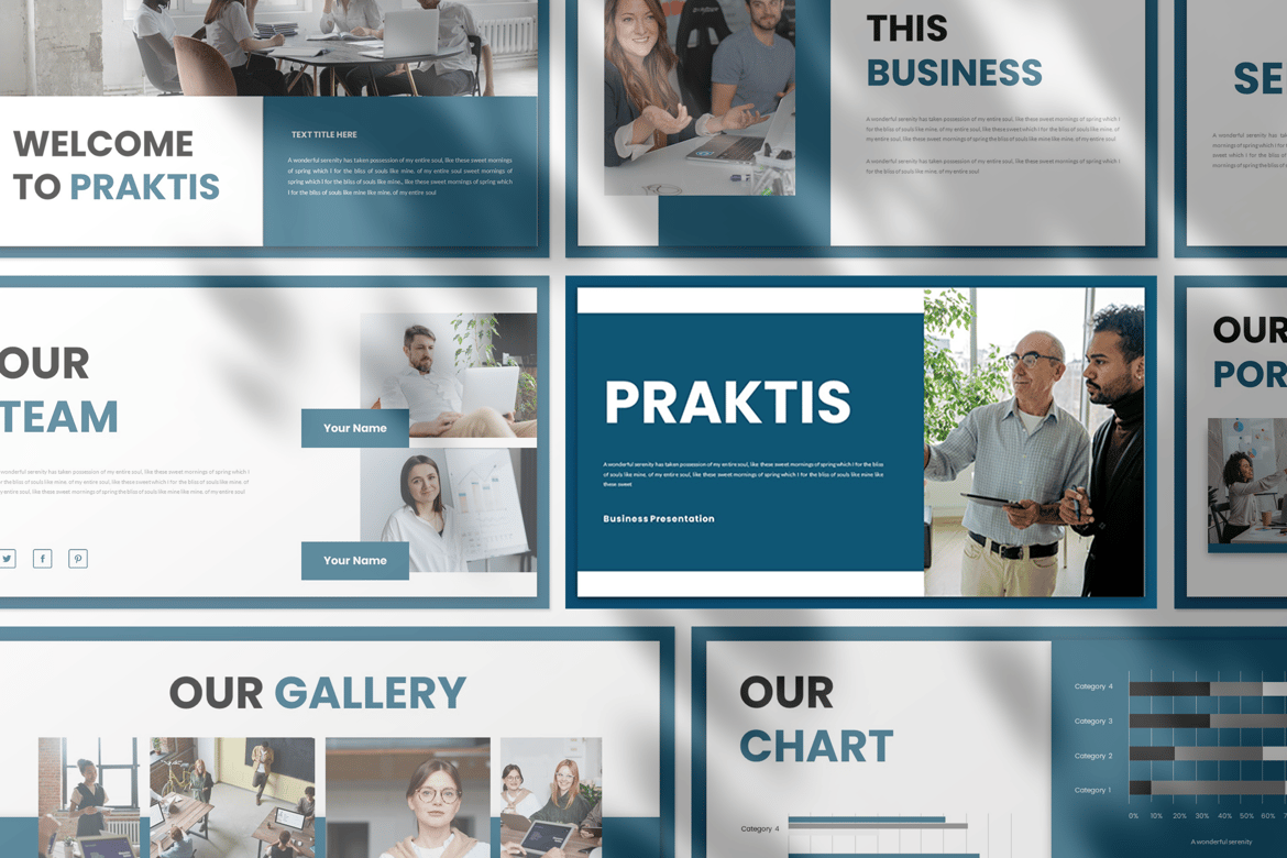 Template Presentasi PowerPoint Praktis untuk Bisnis yang Menarik