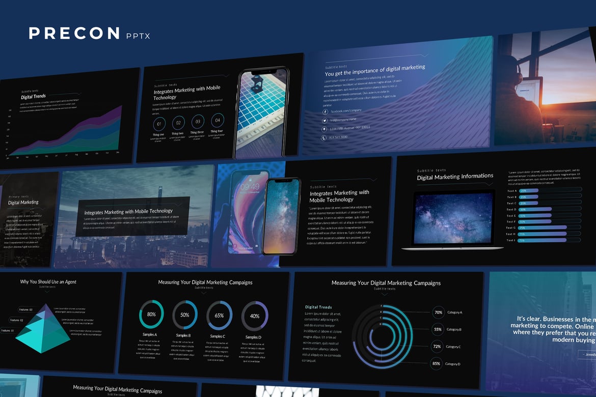 Template Powerpoint Precon - Solusi Presentasi Bisnis yang Profesional