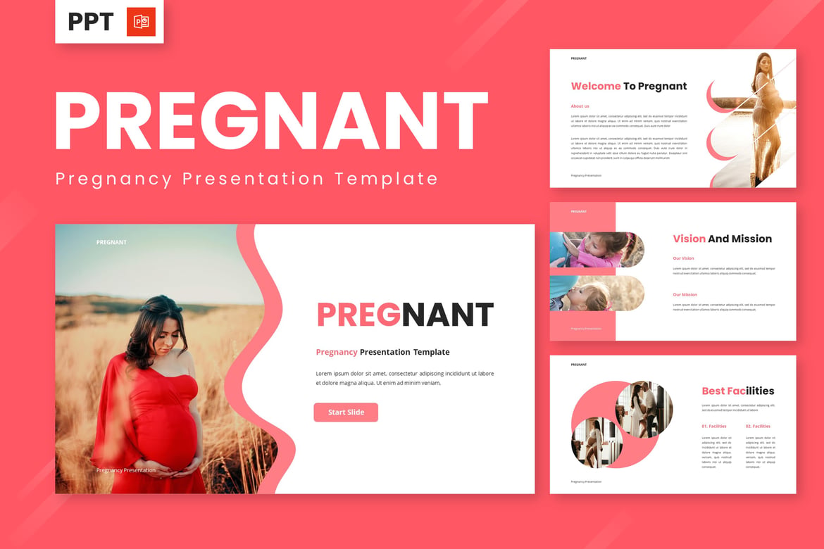 Template Powerpoint Kehamilan yang Menarik dan Profesional