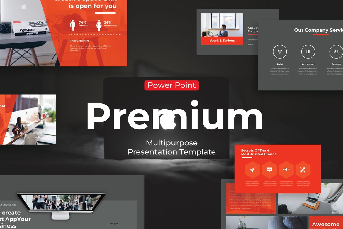Template PowerPoint Premium untuk Presentasi Profesional