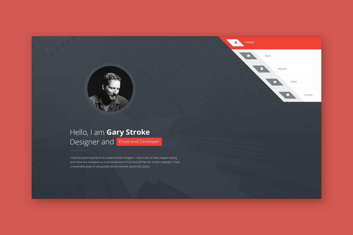 Premiumlayers - Template Website vCard/Resume Responsif yang Menawan
