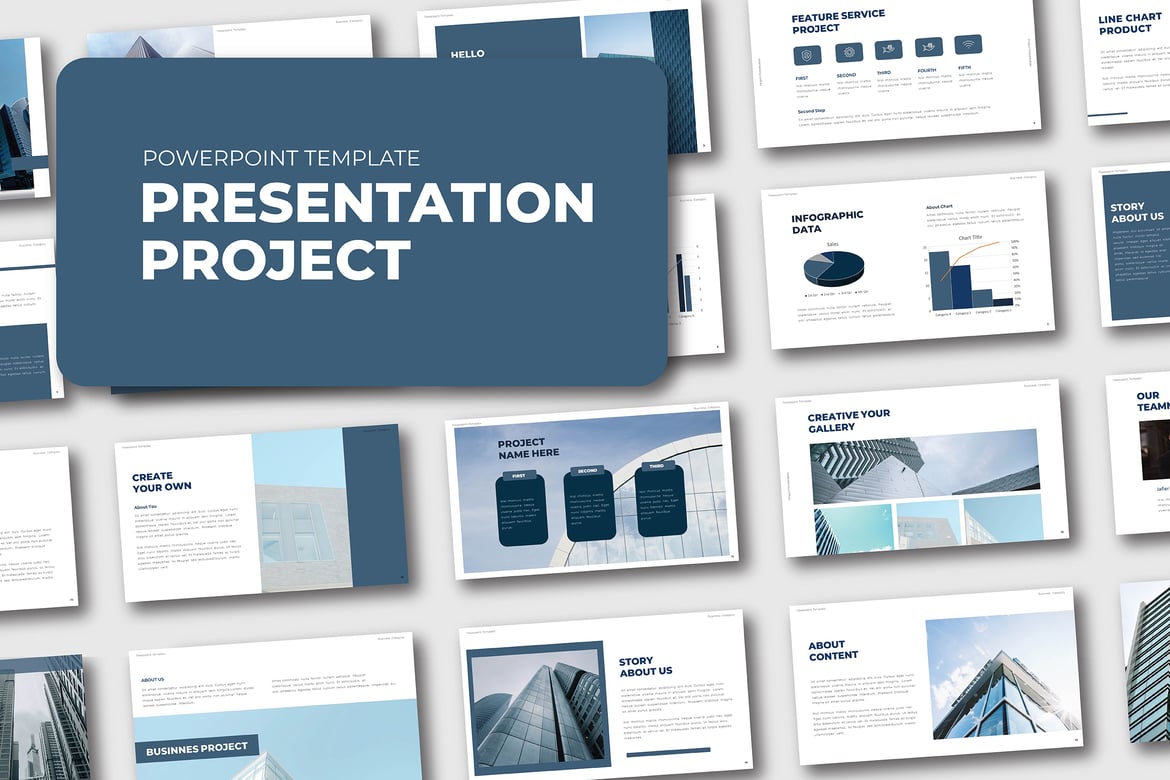 Template Powerpoint Presentasi Profesional untuk Proyek Anda