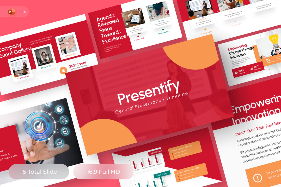 Presentify - Template PowerPoint Serbaguna untuk Presentasi Menarik