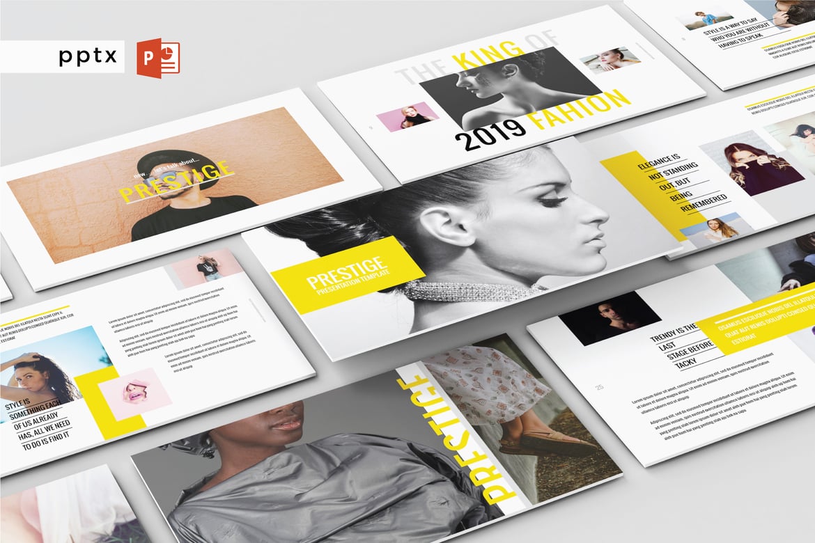 Template Presentasi PowerPoint PRESTIGE - Serbaguna dan Modern