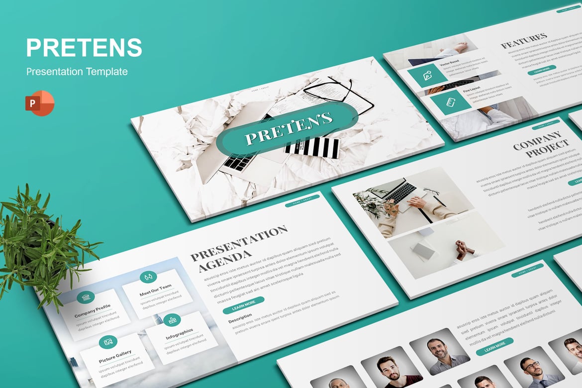 Template PowerPoint Profesional - Pretens untuk Semua Kebutuhan Presentasi Anda