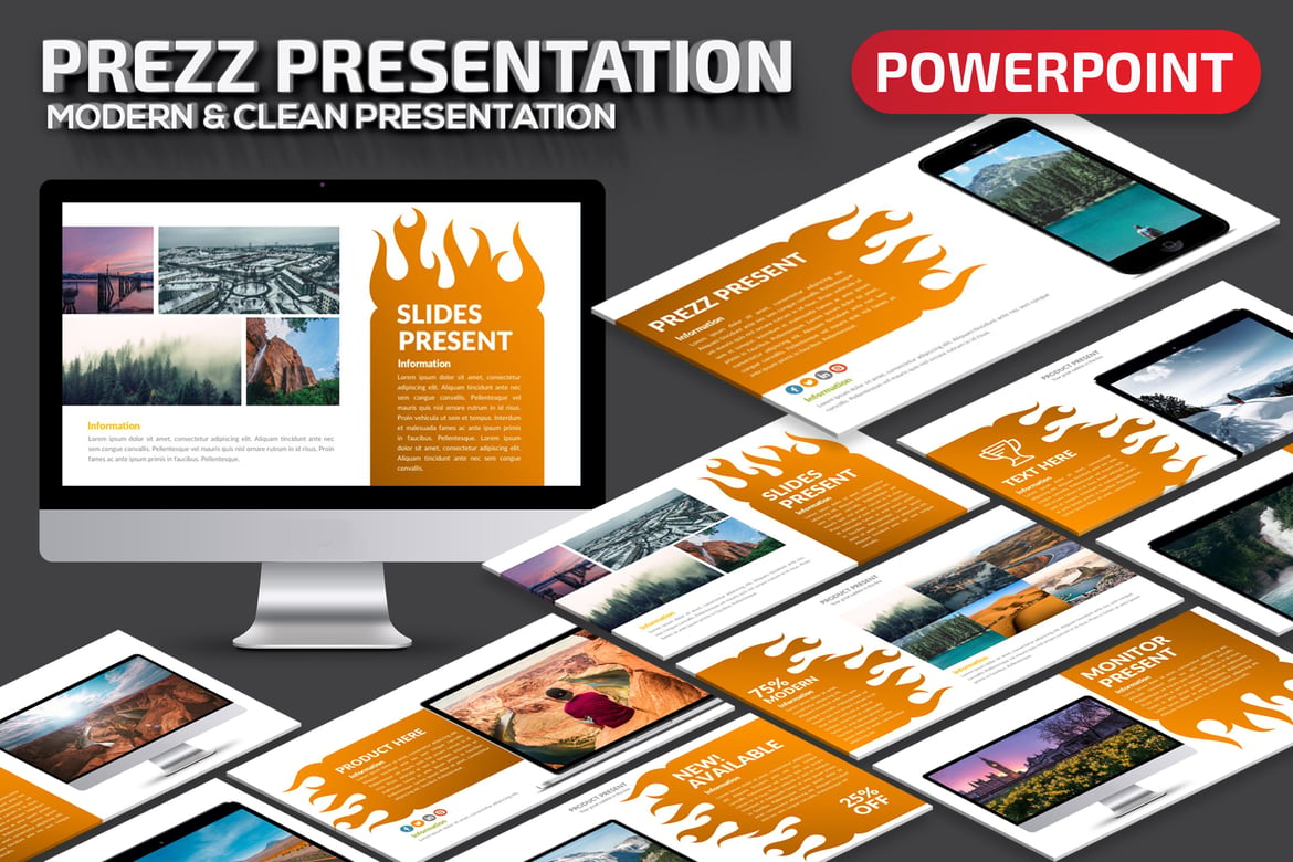Template Presentasi PowerPoint Prezz yang Menarik dan Interaktif
