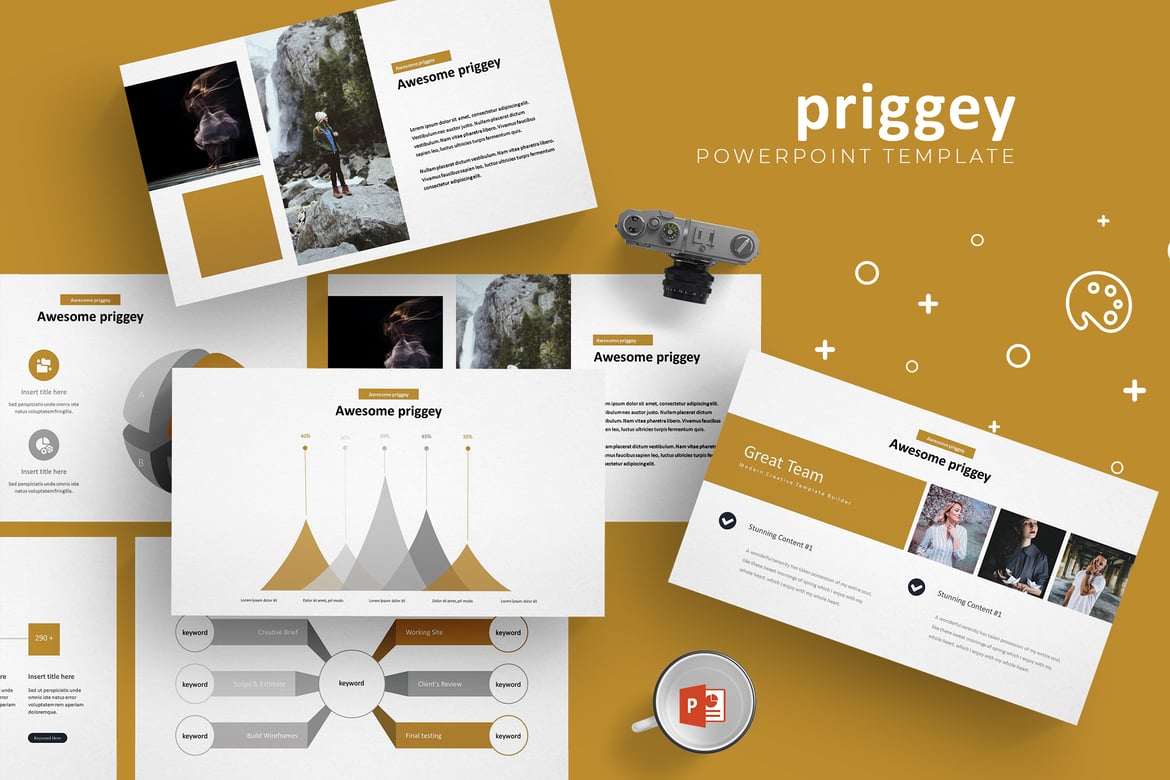 Template Powerpoint Priggey - Solusi Presentasi Menarik dan Profesional