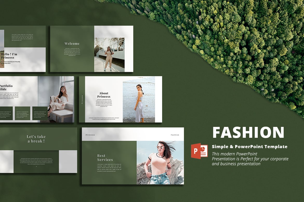 Template PowerPoint Putri yang Menawan dan Siap Digunakan