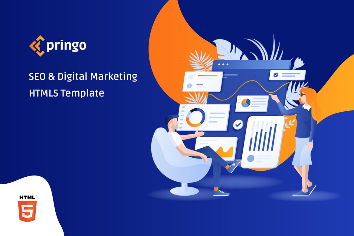 Pringo - Template Website Digital Marketing Modern dengan Bootstrap 5