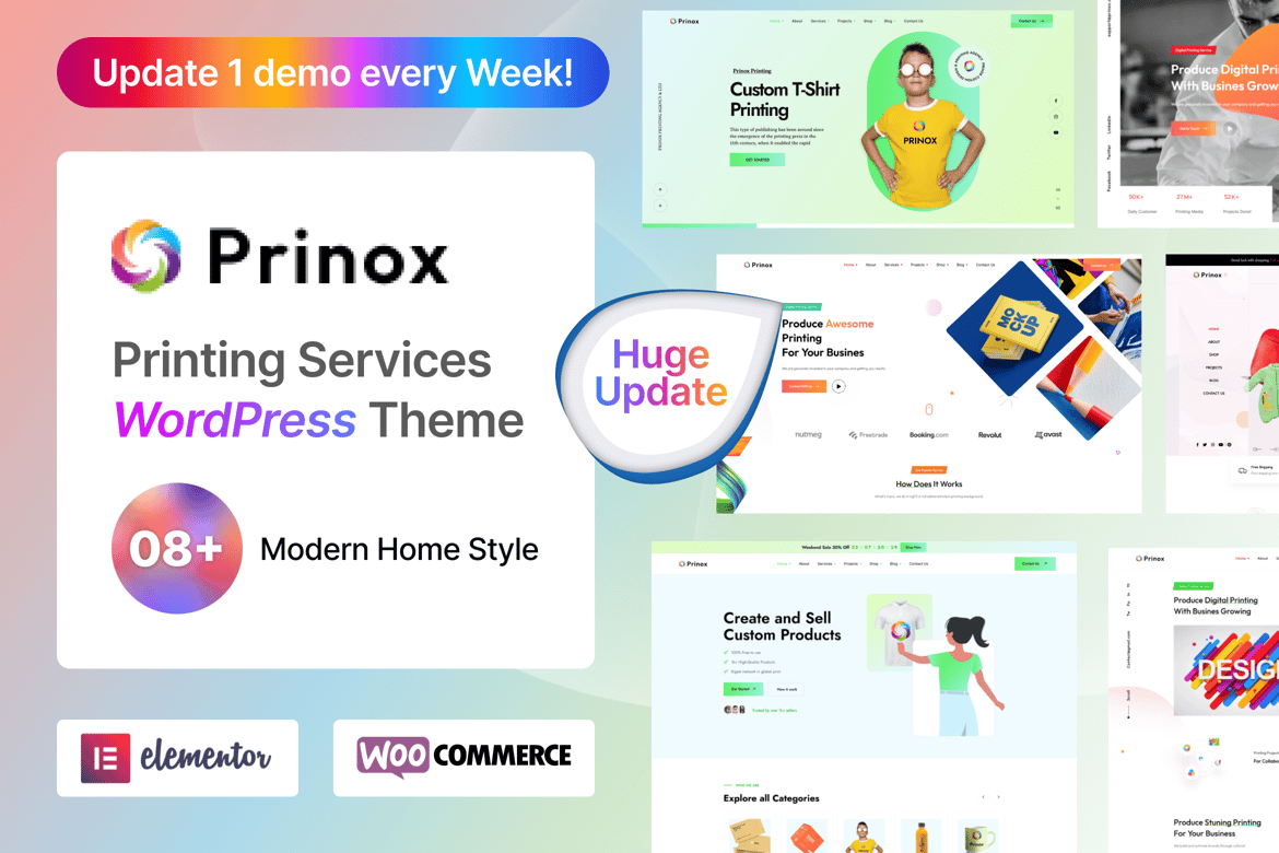Prinox - Tema WordPress Layanan Percetakan Modern dan Fleksibel