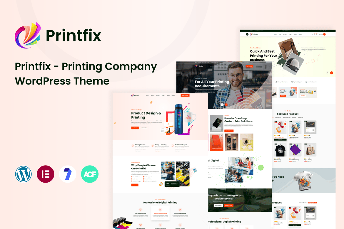 Printfix - Tema WordPress Layanan Cetak yang Kreatif dan Responsif